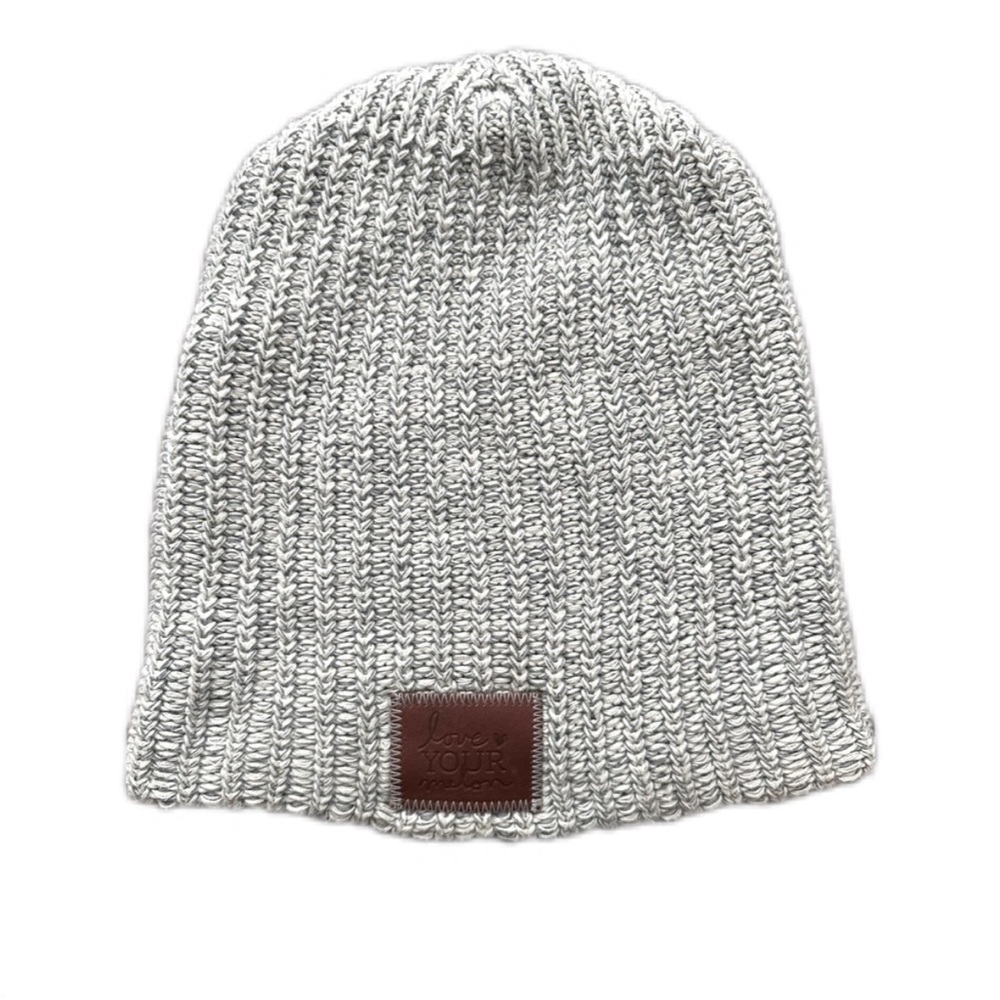 Love Your Melon Grey Speckled Beanie